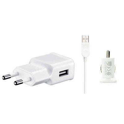 3 in 1 Charging Kit for Xiaomi Redmi Note 7 Pro with Wall Charger, Car Charger & USB Data Cable